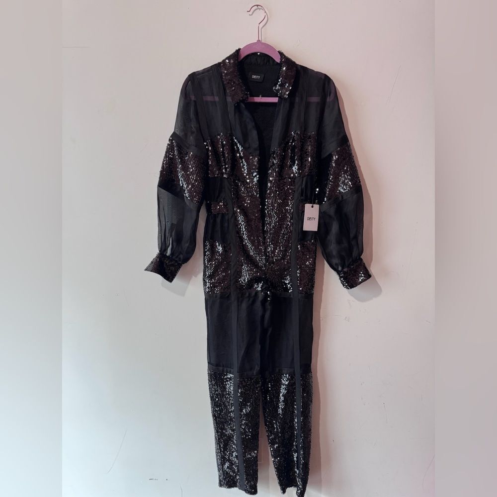 NWT Deity Sparkle Jumpsuit